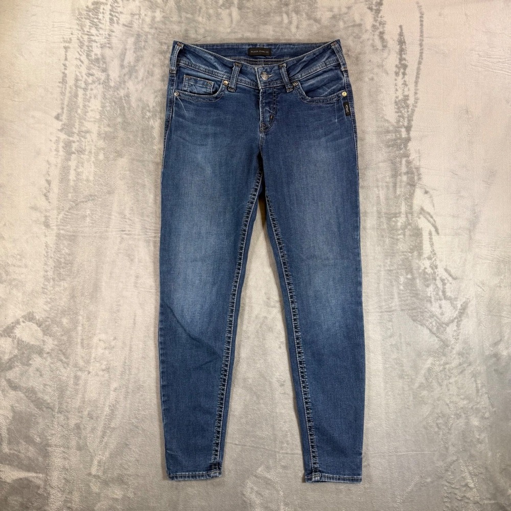 Silver Jeans Suki Skinny Jeans Women's Size 29 / 29 Blue Denim Pants